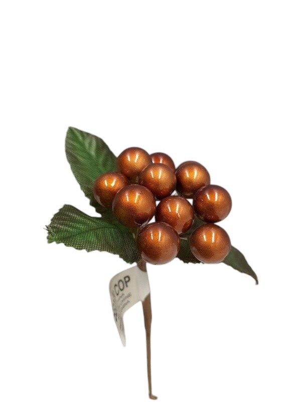1pc 4.5&quot; Berry Cluster Copper