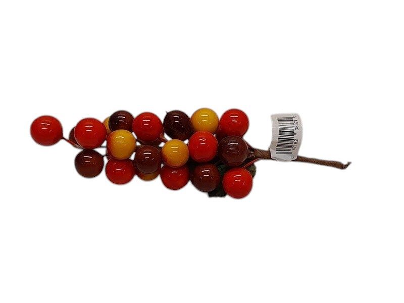 7.5&quot; Berry Cluster Orange/Yellow