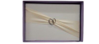 9.75&quot;x6.25&quot; Guest Book Ivory