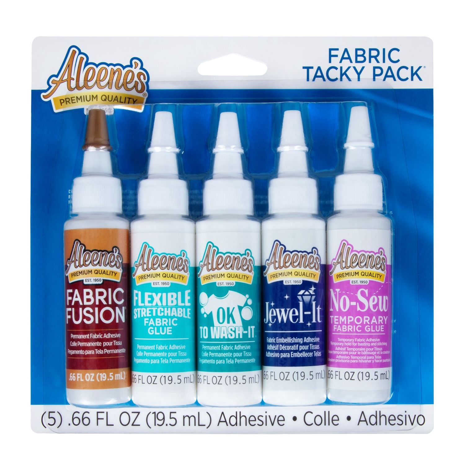 5 Pack 0.66 fl. oz. Aleene&#39;s Fabric Tacky Pack