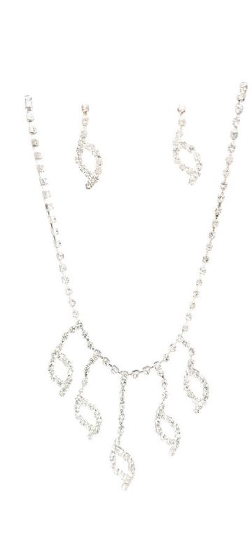 Rhinestone Jewelry Set Crystal