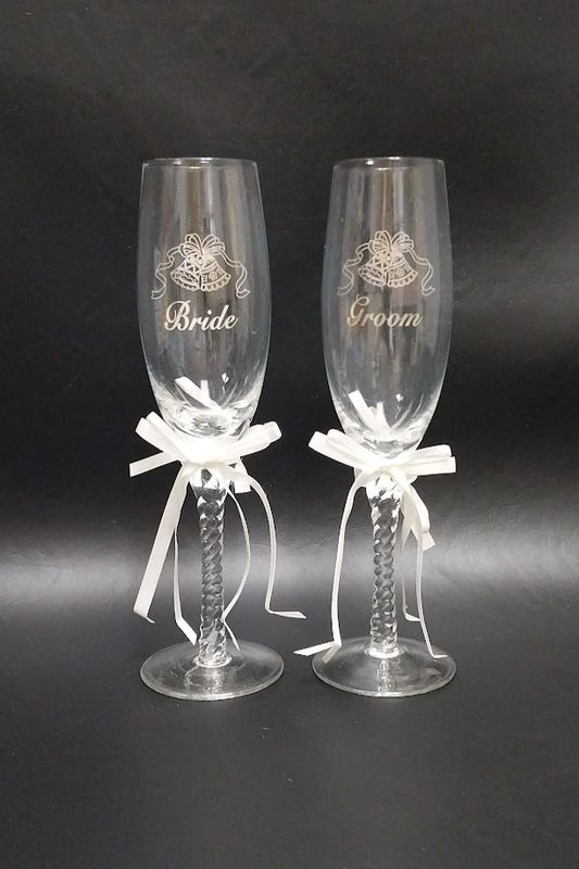 Champagne Flute Set Ivory