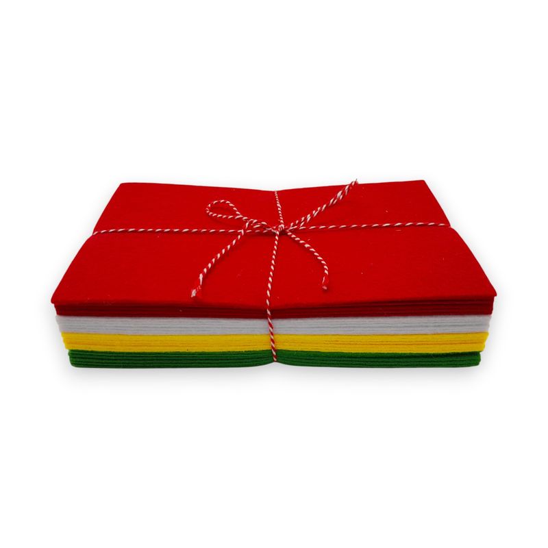 24pc 6&quot;x9&quot; Felt Sheet Bundle