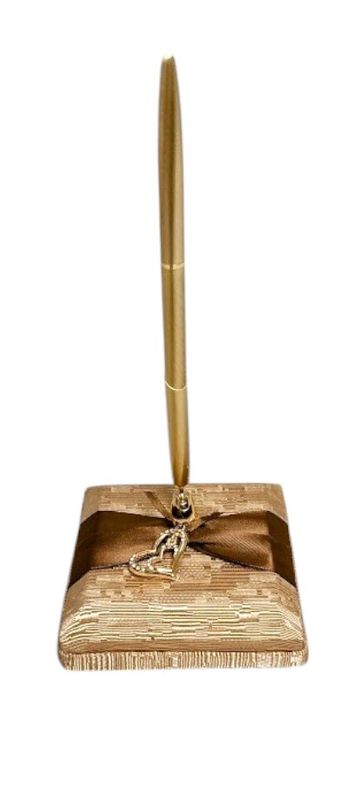 Pen Set w/Hearts  Gold