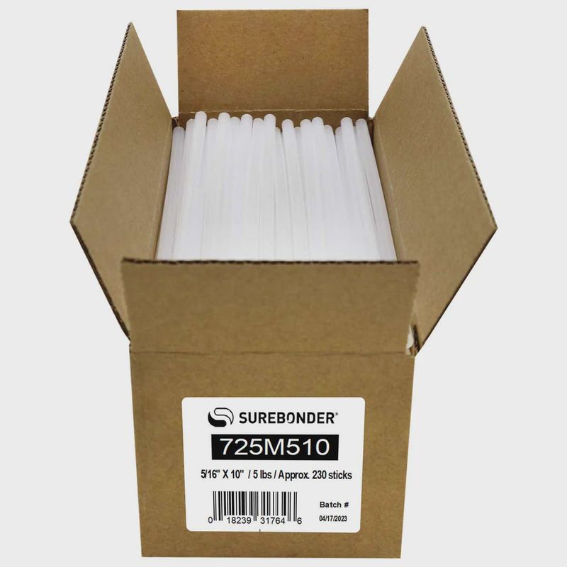 5lb 10" Mini Size Hot Glue Sticks All Temp Clear 5lb 10" Mini Size Hot Glue Sticks All Temp Clear