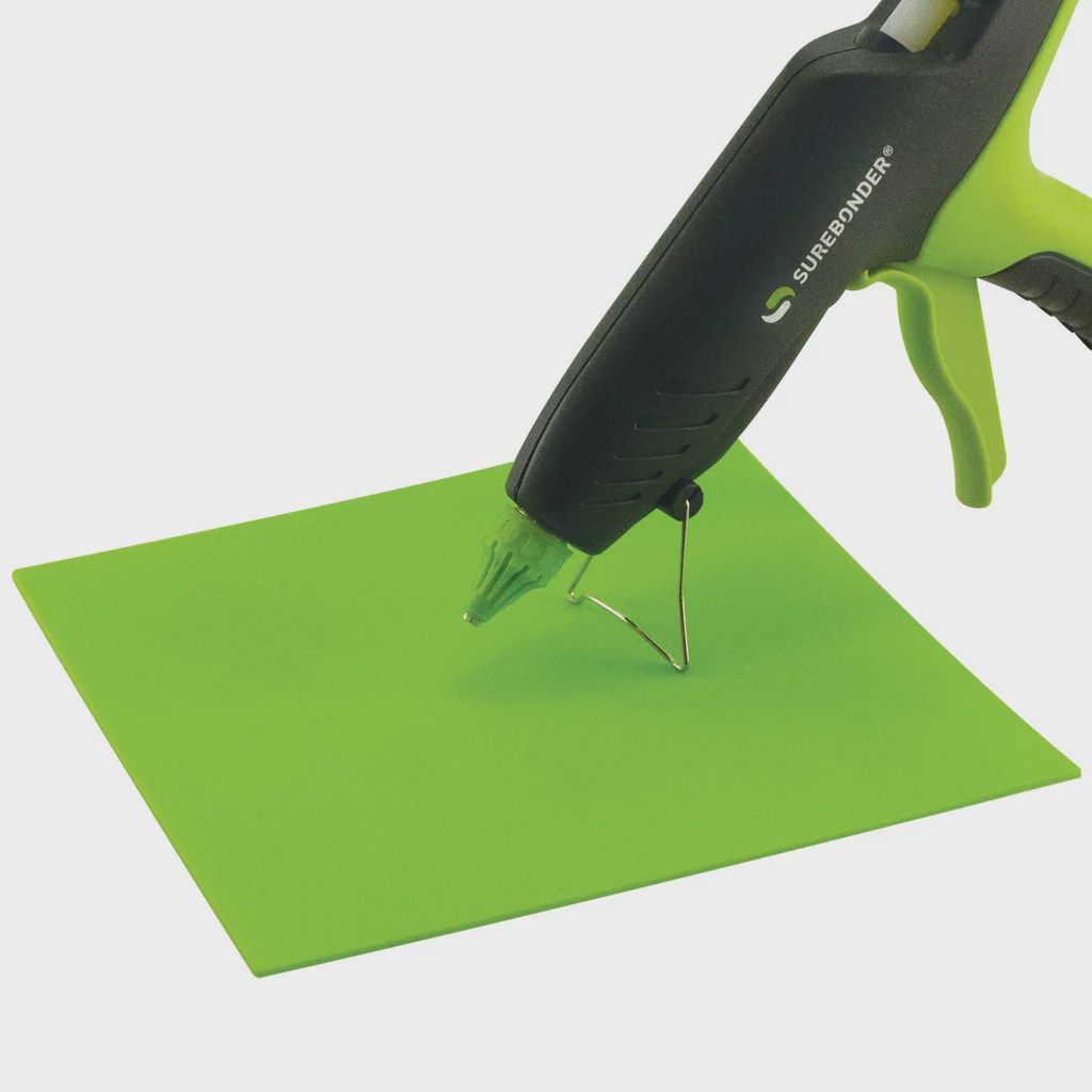 8&quot;x8&quot; Non-Stick Heat Resistant Silicone Glue Gun Pad Green