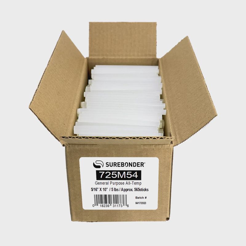 5lb 4" Mini Size Hot Glue Sticks All Temp Clear 5lb 4" Mini Size Hot Glue Sticks All Temp Clear