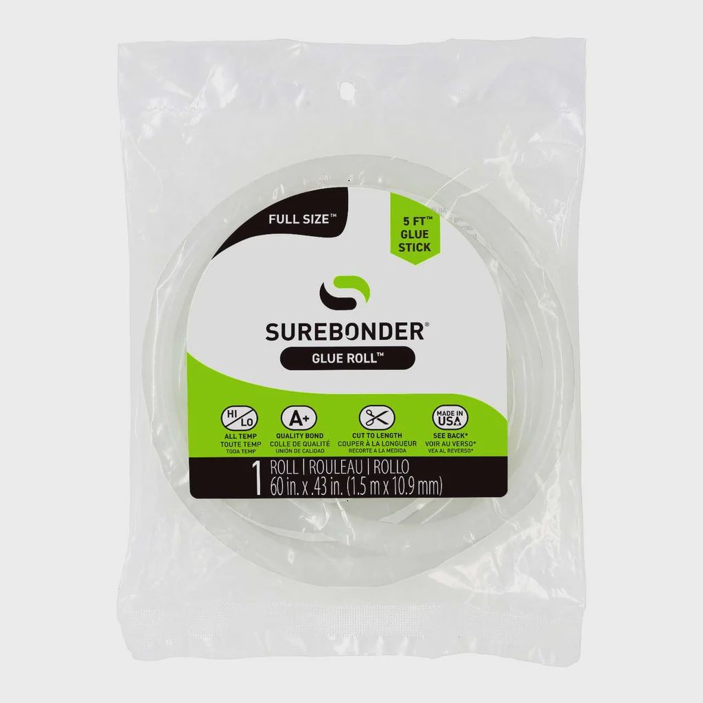 1pc 60&quot; Full Size Hot Glue Stick Roll Clear