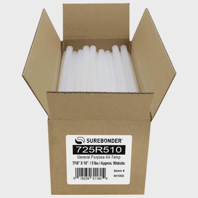 5lb 10" Full Size Hot Glue Sticks All Temp Clear 5lb 10" Full Size Hot Glue Sticks All Temp Clear