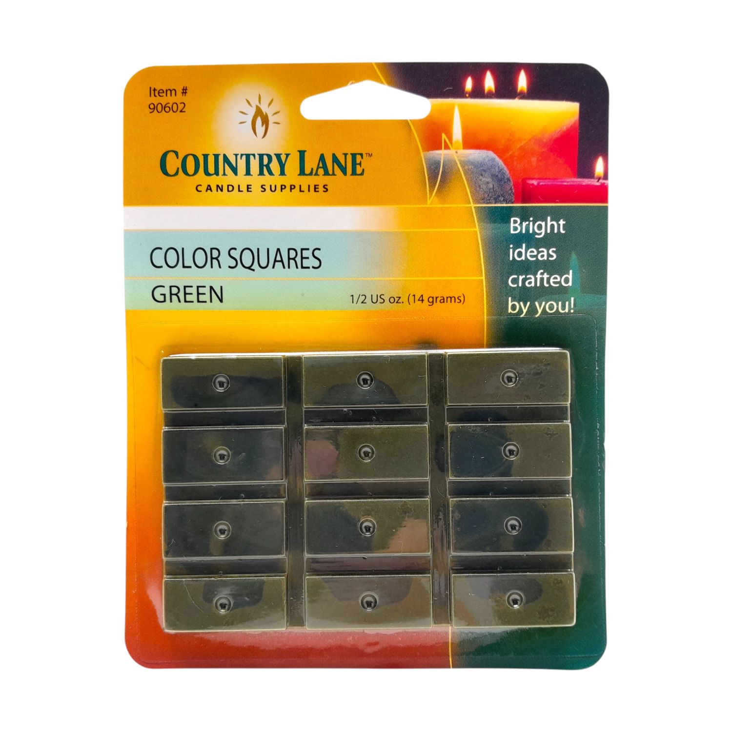 1/2oz Color Dye Squares Green