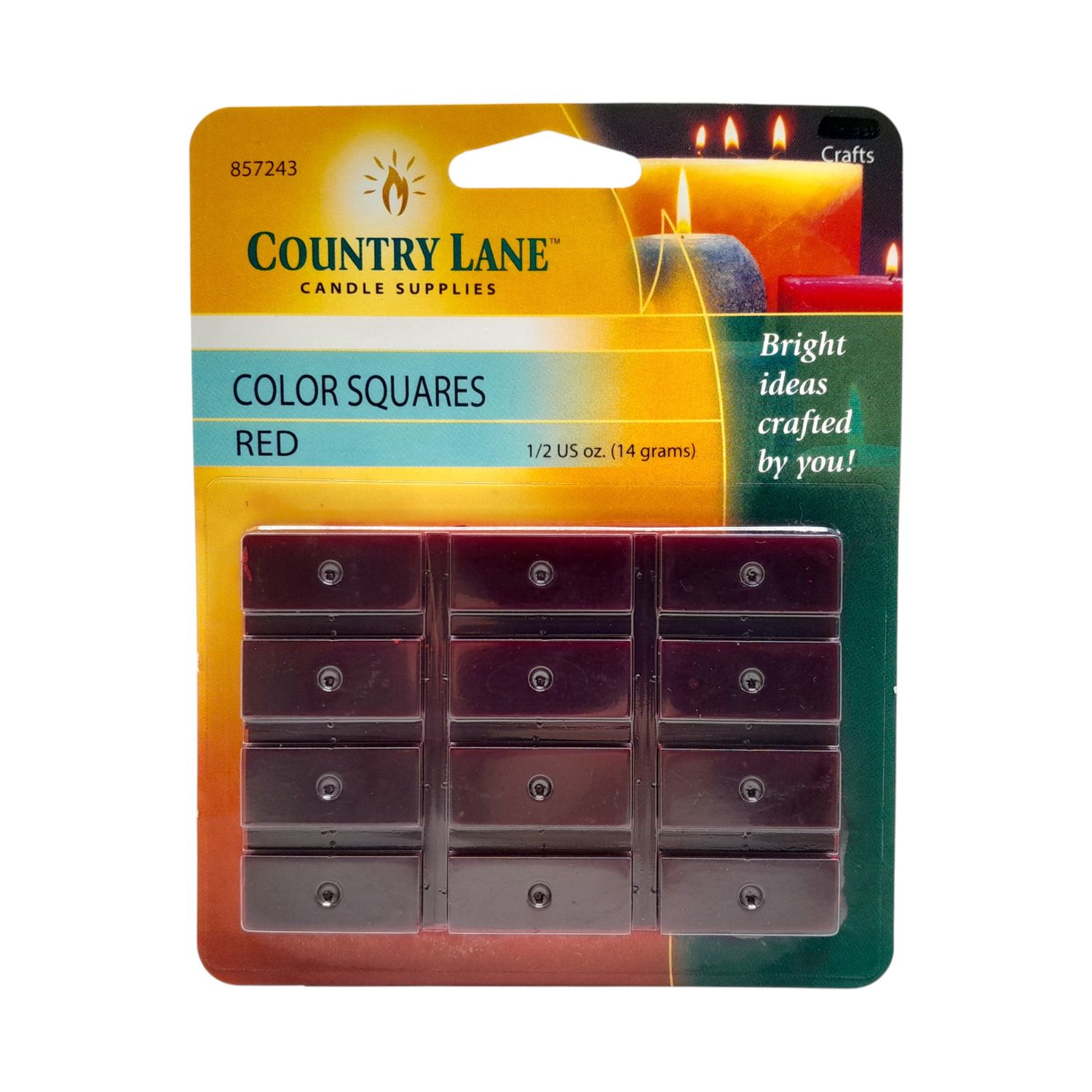 1/2oz Color Dye Squares Red