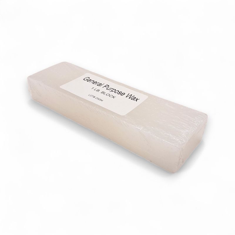 1lb General Purpose Fully Refined Wax Block 1lb General Purpose Fully Refined Wax Block