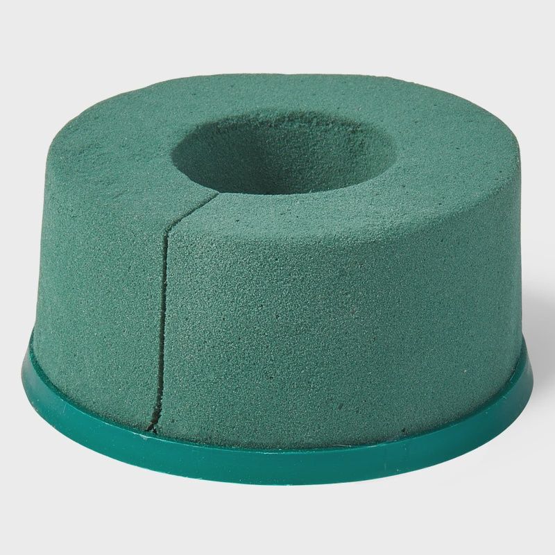 3.7&quot;x3.7&quot;x1.7&quot; Artesia Wet Foam Bottle Bouquet Ring
