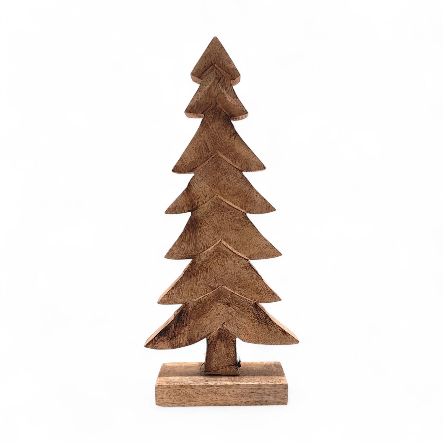 1.8&quot;x6.5&quot;x14&quot; Wooden Tree On Rectangular Base