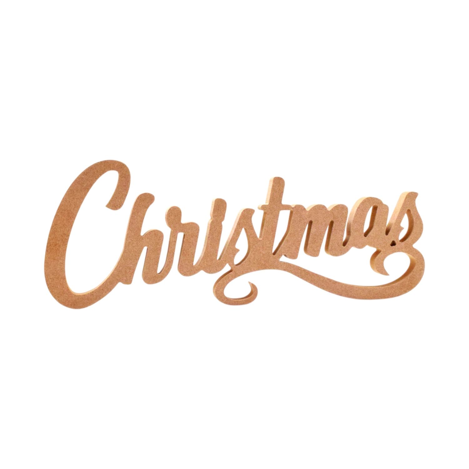1/2&quot;x12&quot;x4.56&quot; MDF &quot;Christmas&quot;
