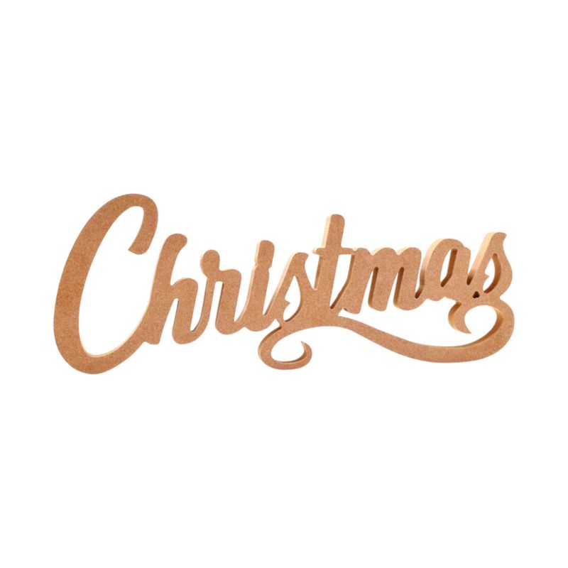 1/2&quot;x12&quot;x4.56&quot; MDF &quot;Christmas&quot;