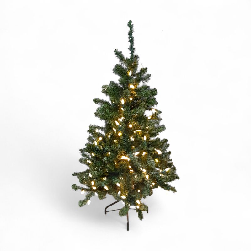 4.5&#39; Led Full Canadian Pine Tree