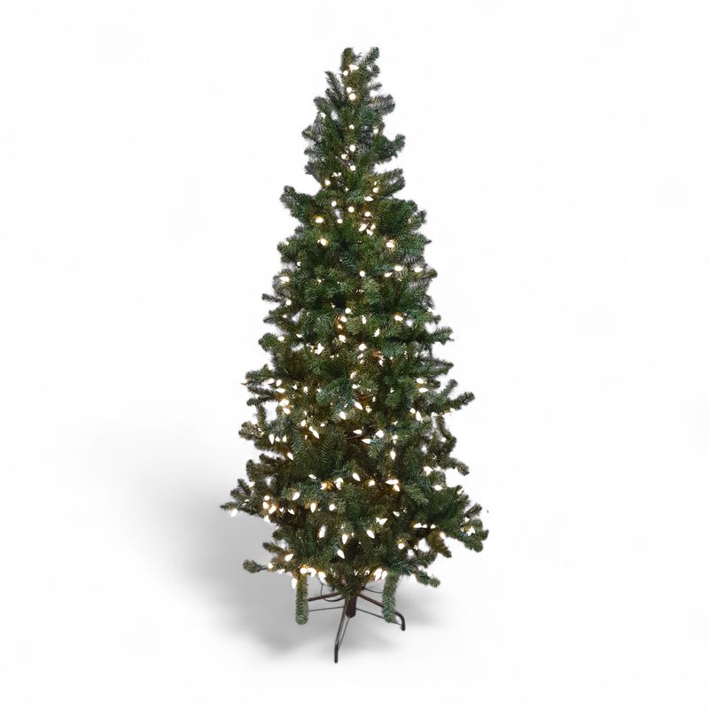 7.5&#39; Led Slim Canadian Pine Tree