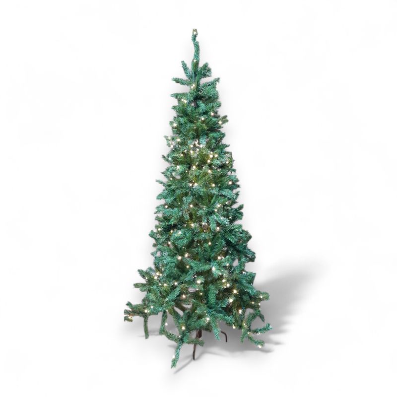 7.5&#39; Led Slim Carolina Spruce Tree