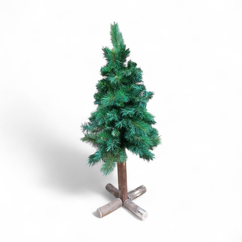 3&#39; Slim Alpine Tree  on 11.5&quot; Wood Base