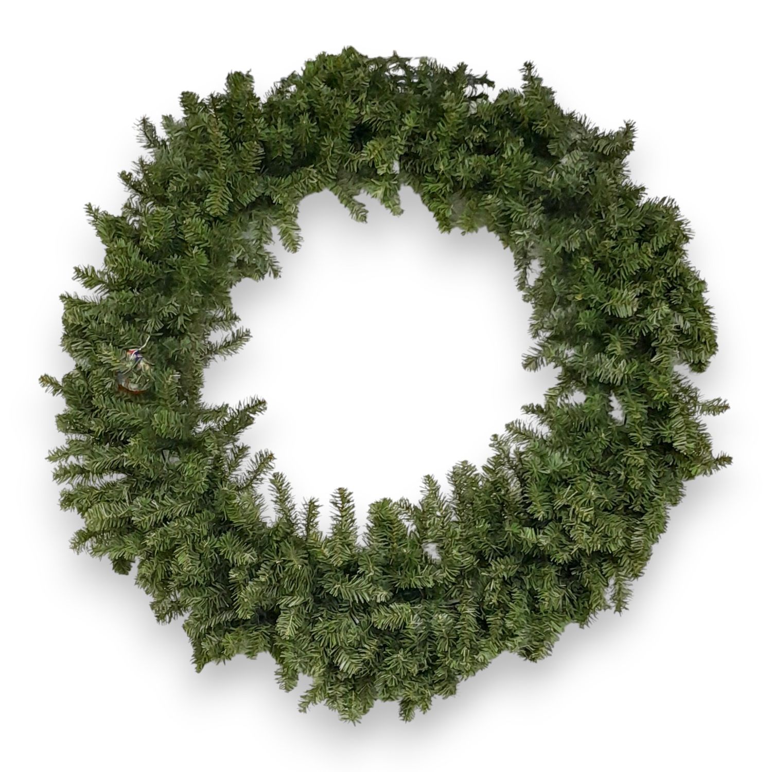 60&quot; Canadian Pine Double Wreath Green
