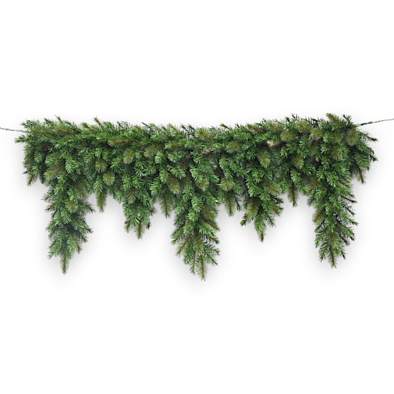 6&#39; Fireplace Garland Green