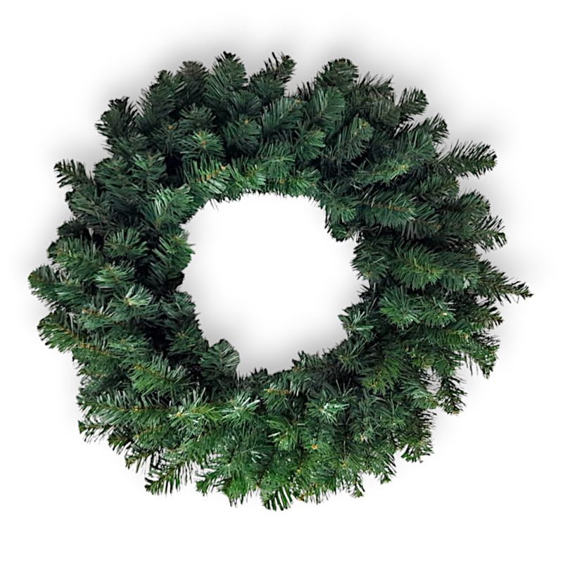18&quot; Deluxe Italian Fir Wreath Green