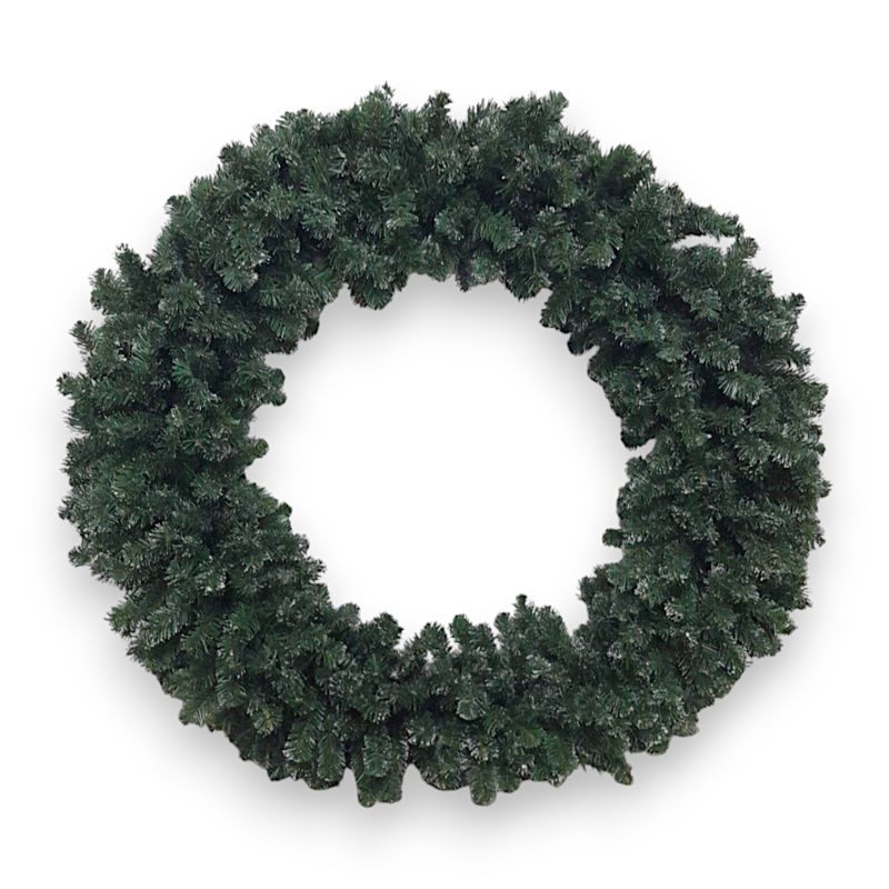 *48&quot; Frosted Black Forest Wreath