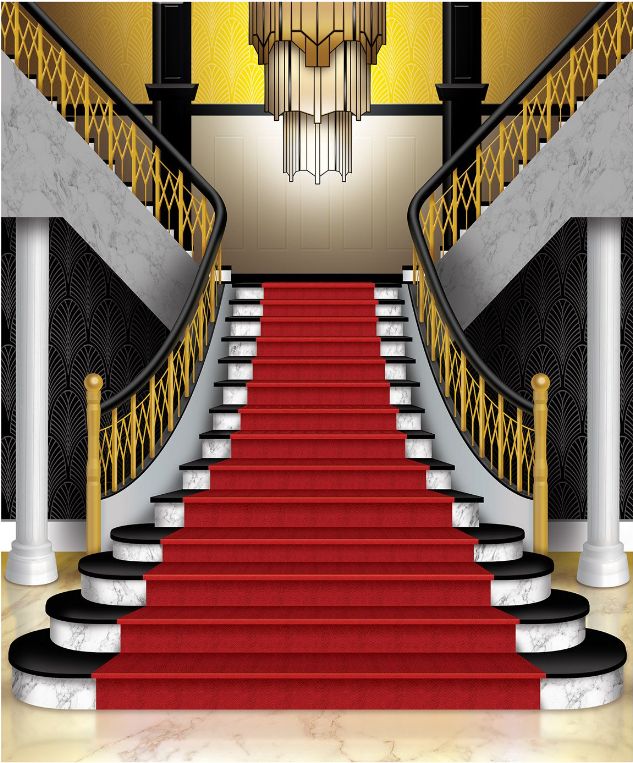 5'x6' Photo Mural Grand Staircase Wall Decor 5'x6' Photo Mural Grand Staircase Wall Decor