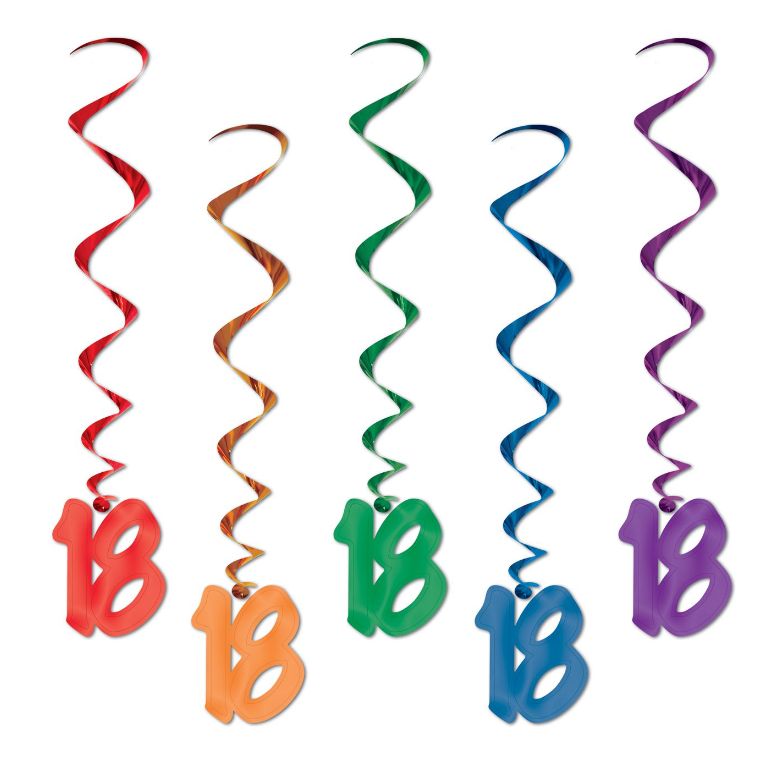 5pc 36&quot; &quot;18&quot; Whirls Multi