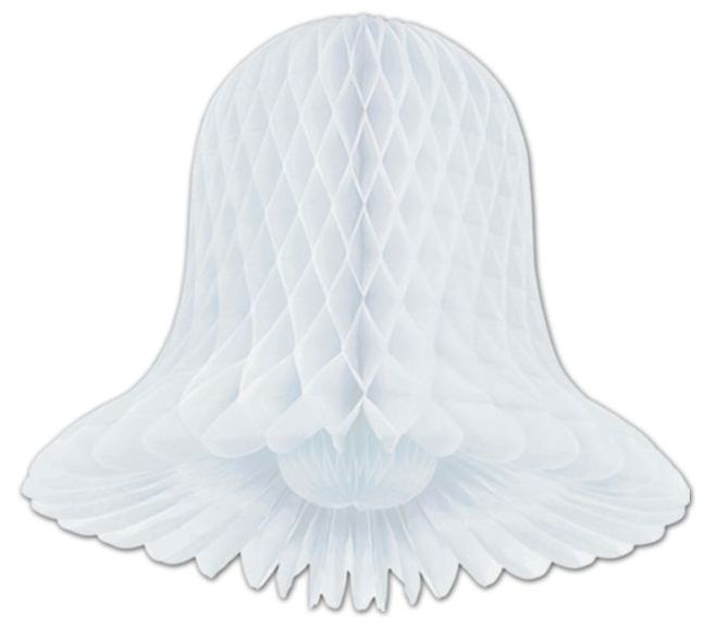 4pc 5&quot; Tissue Westminster Bells White