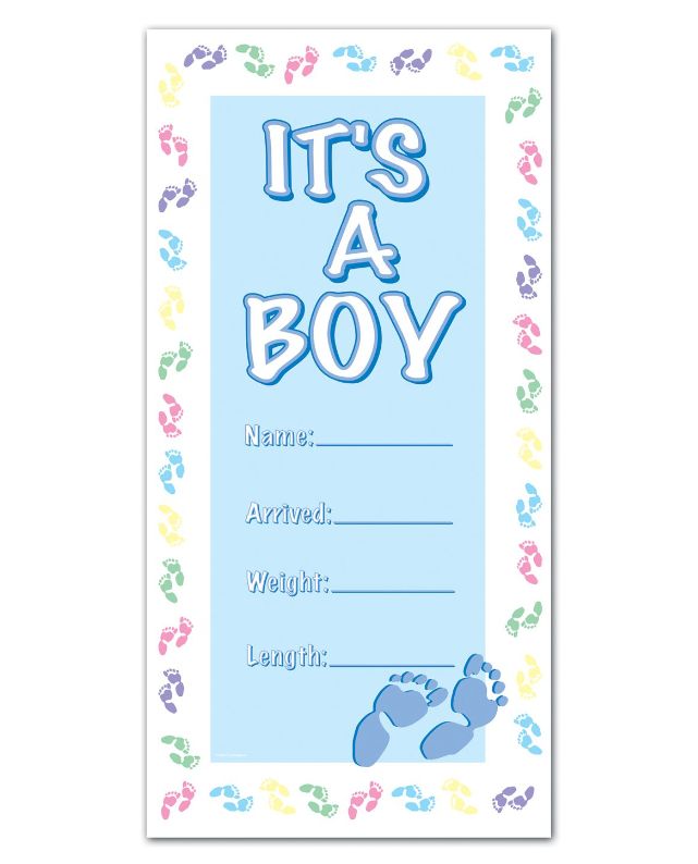 5&#39;x30&quot; It&#39;s A Boy Door Cover