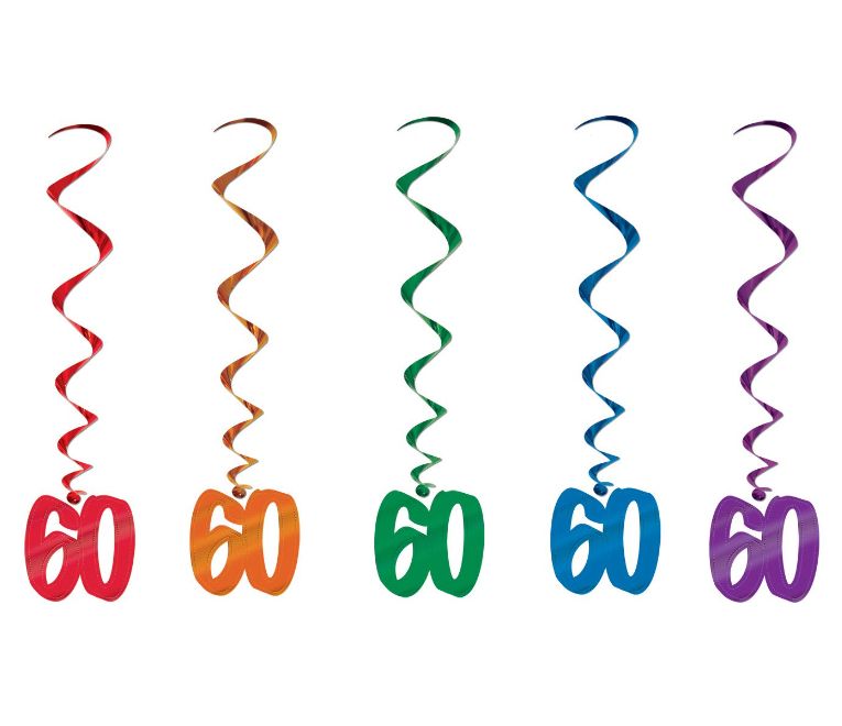 5pc 36&quot; &quot;60&quot; Whirls Multi