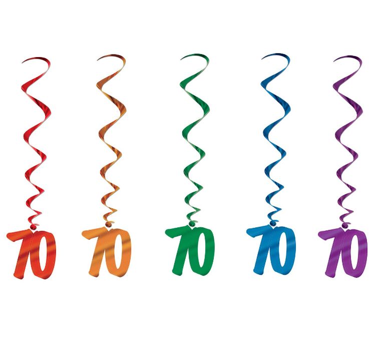 5pc 36&quot; &quot;70&quot; Whirls Multi