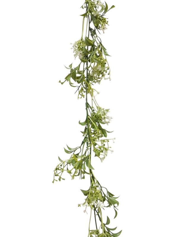 70&quot; Baby&#39;s Breath Garland White
