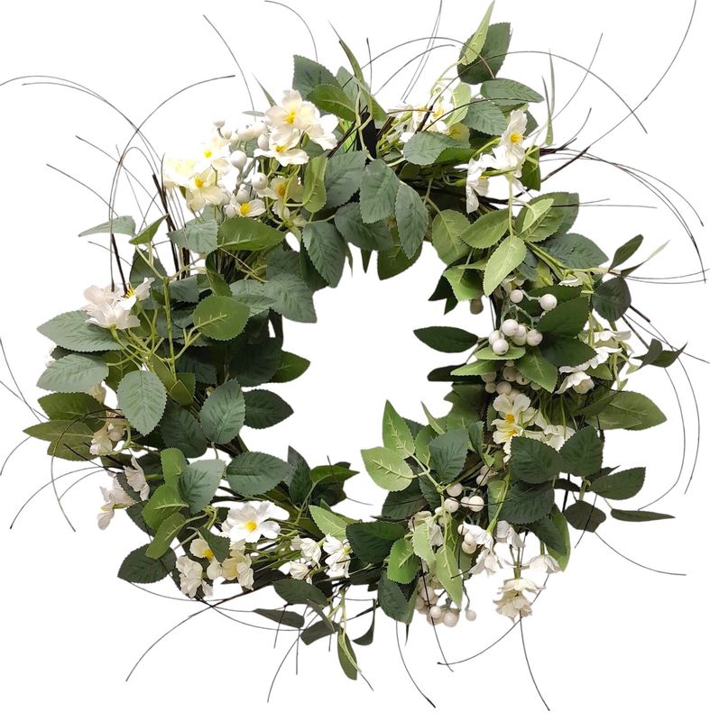20&quot; Flower Berry Wreath