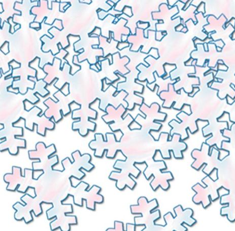 1oz Confetti Snowflakes Opalescent