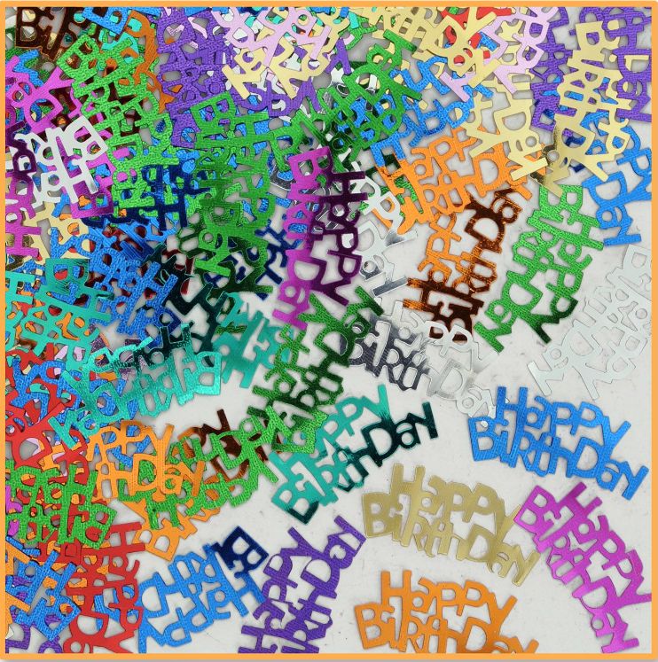 1/2oz  Happy Birthday Confetti Multi