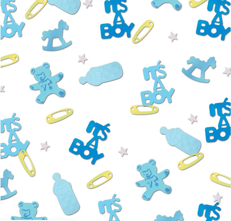 1/2oz  It&#39;s A Boy Confetti Blue
