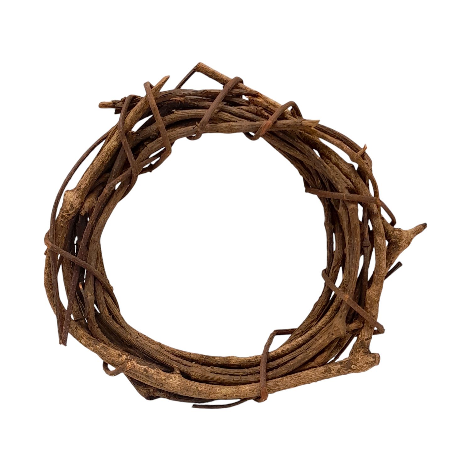 6&quot; Grapevine Wreath  Brown