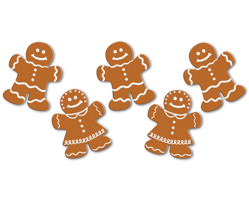 10pc 4"x5" Mini Gingerbread Cutouts
