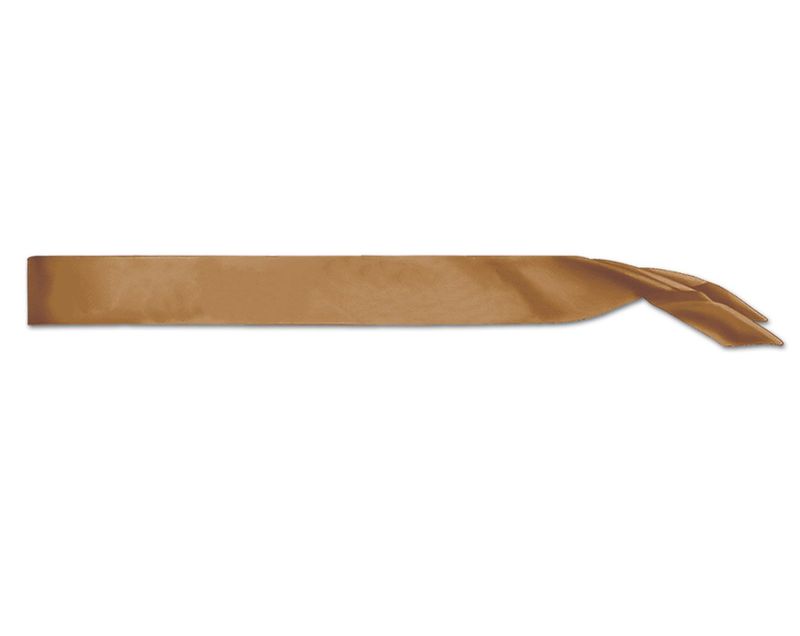 33&quot;x4&quot; Satin Sash Gold