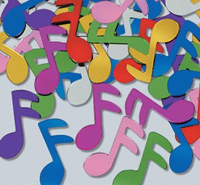 1oz Music Note Confetti Multi