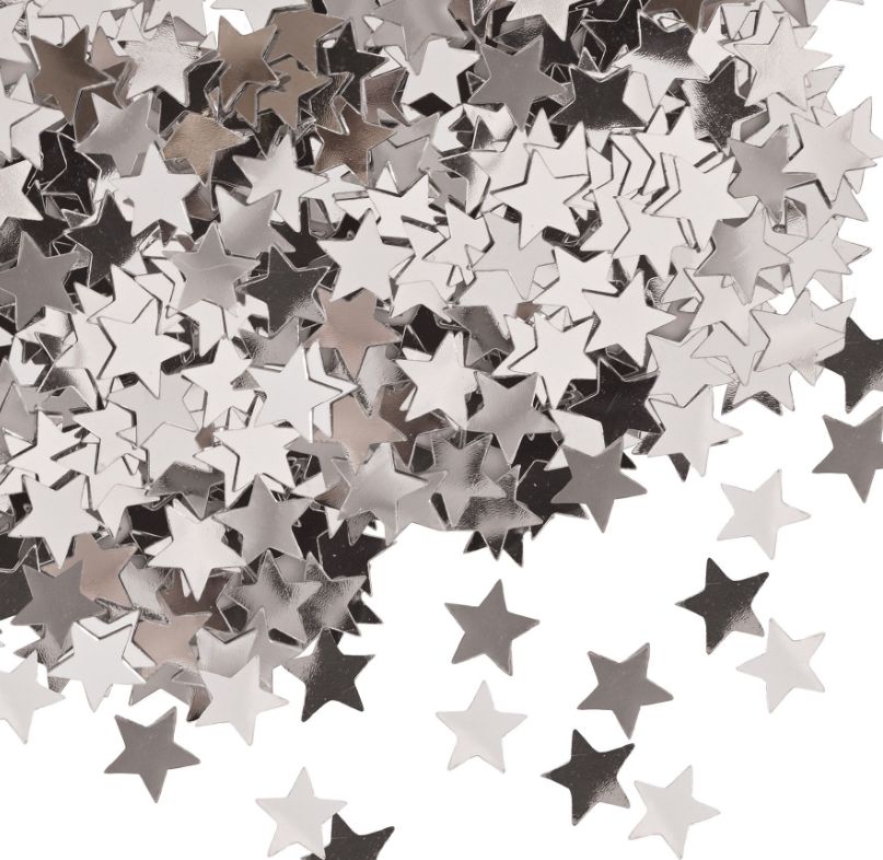 1oz Star Confetti Silver