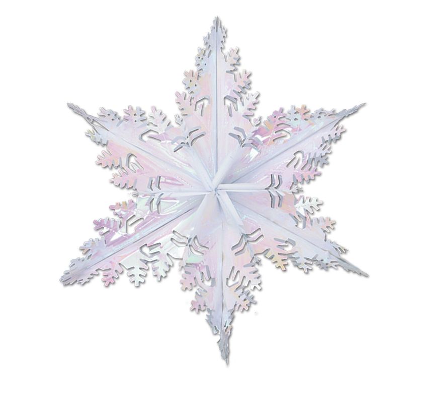 24&quot; Metallic Snowflake Opal