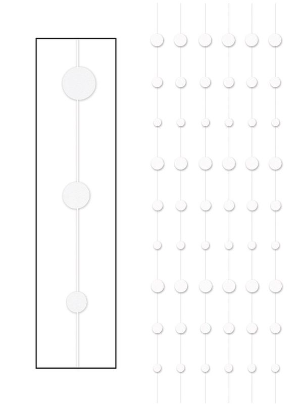 6pc 6&#39; Dot Stringers White