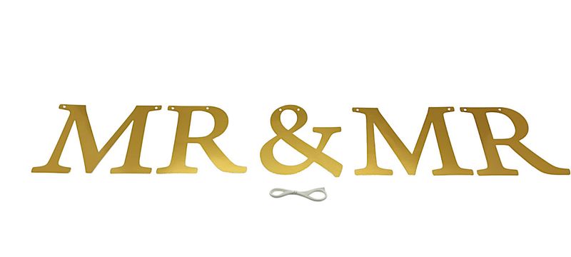4&#39;x7.75&quot; MR. &amp; MR. Streamer Gold