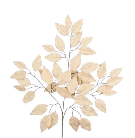 23&quot; Ficus Spray w/42 Leaves Taupe