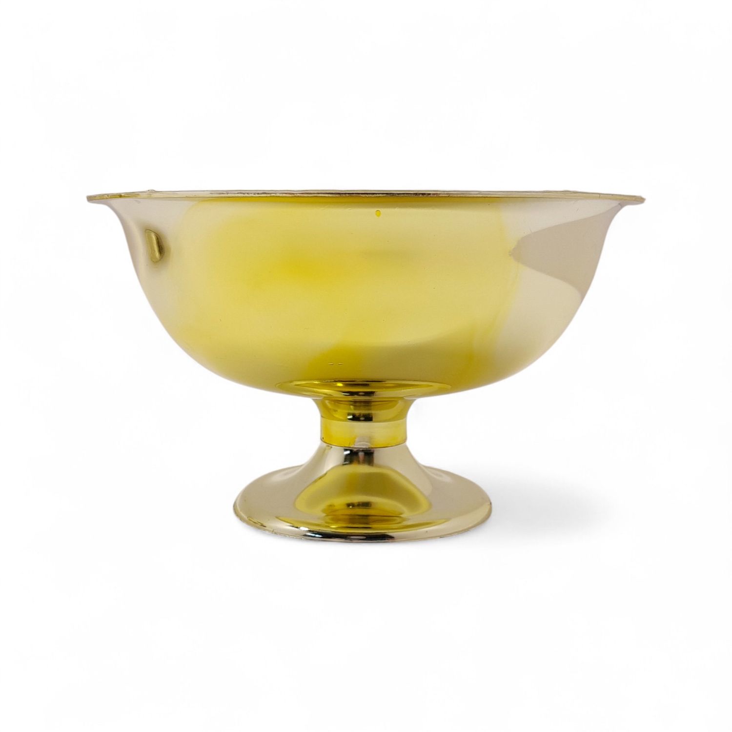 7&quot;x7&quot;x4&quot; Bowl w/6.25&quot; Opening Gold (Plastic)