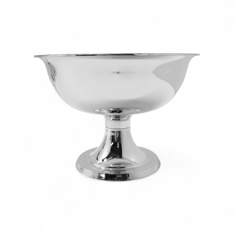 7&quot;x7&quot;x5&quot; Compote w/6.25&quot; Opening Silver (Plastic)